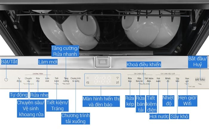 Máy rửa bát độc lập LG LDT14BGA3 (Be)